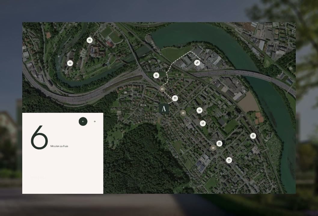 Aventis Neuenhof: project website screen recording 3