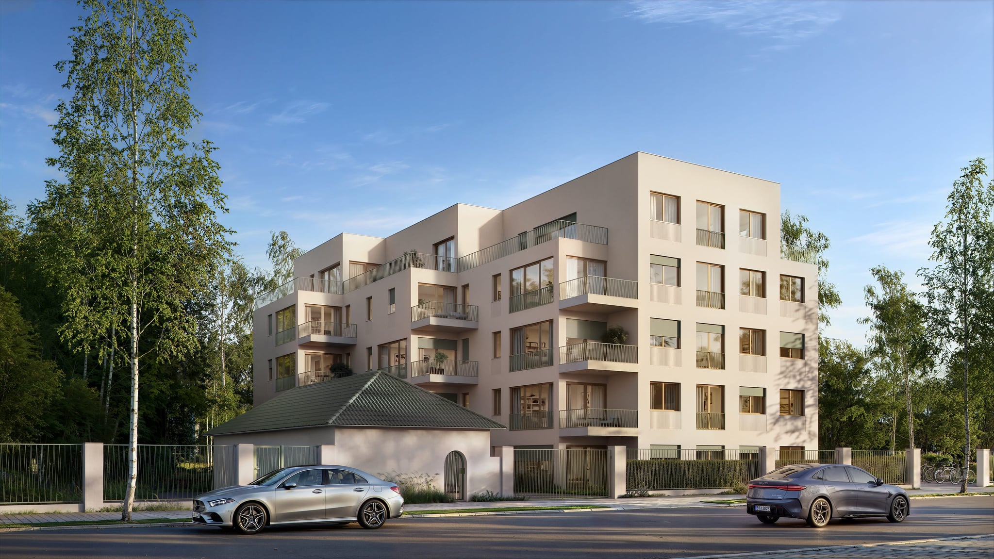Sachtlebenstraße: exterior visualization 02 Sachtlebenstraße: exterior visualization 02