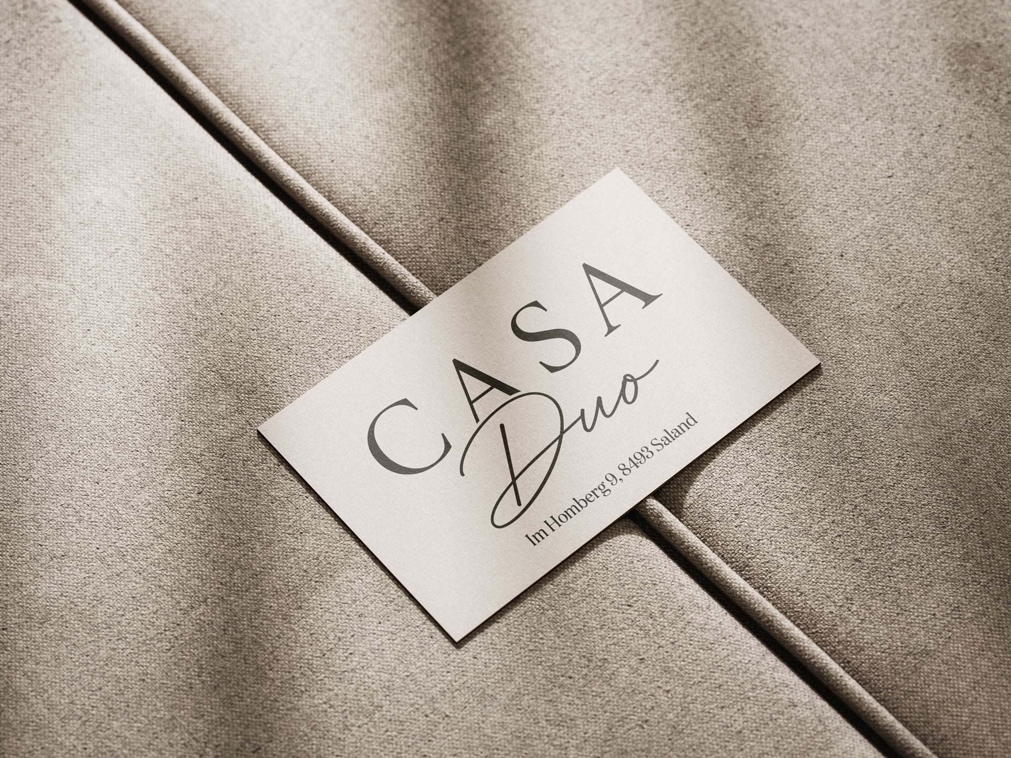 Develop the logo, colors and typography together