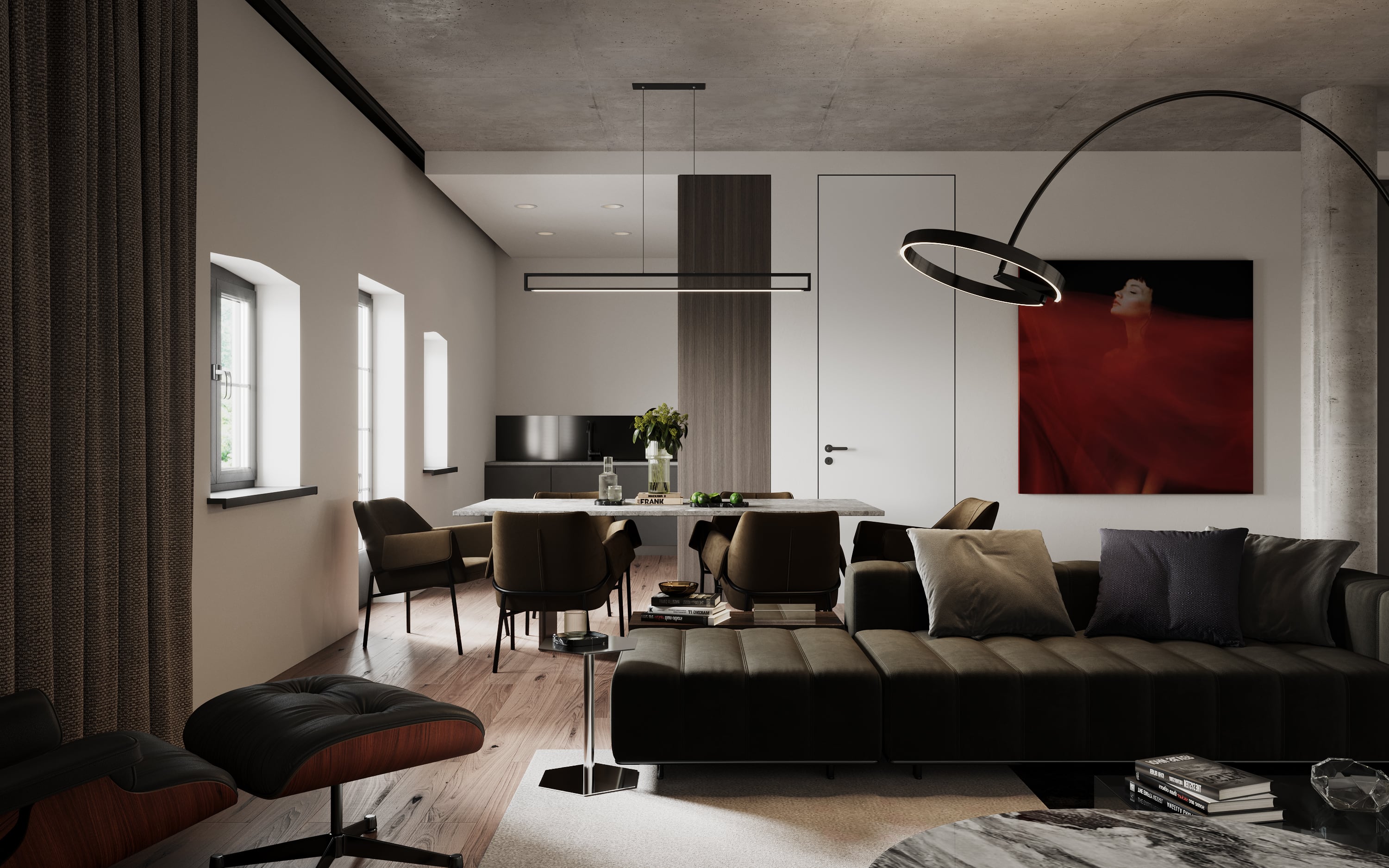 3D Interior visualisation renovation of living room in Forchheim Germany 3D Interior visualisation renovation of living room in Forchheim Germany