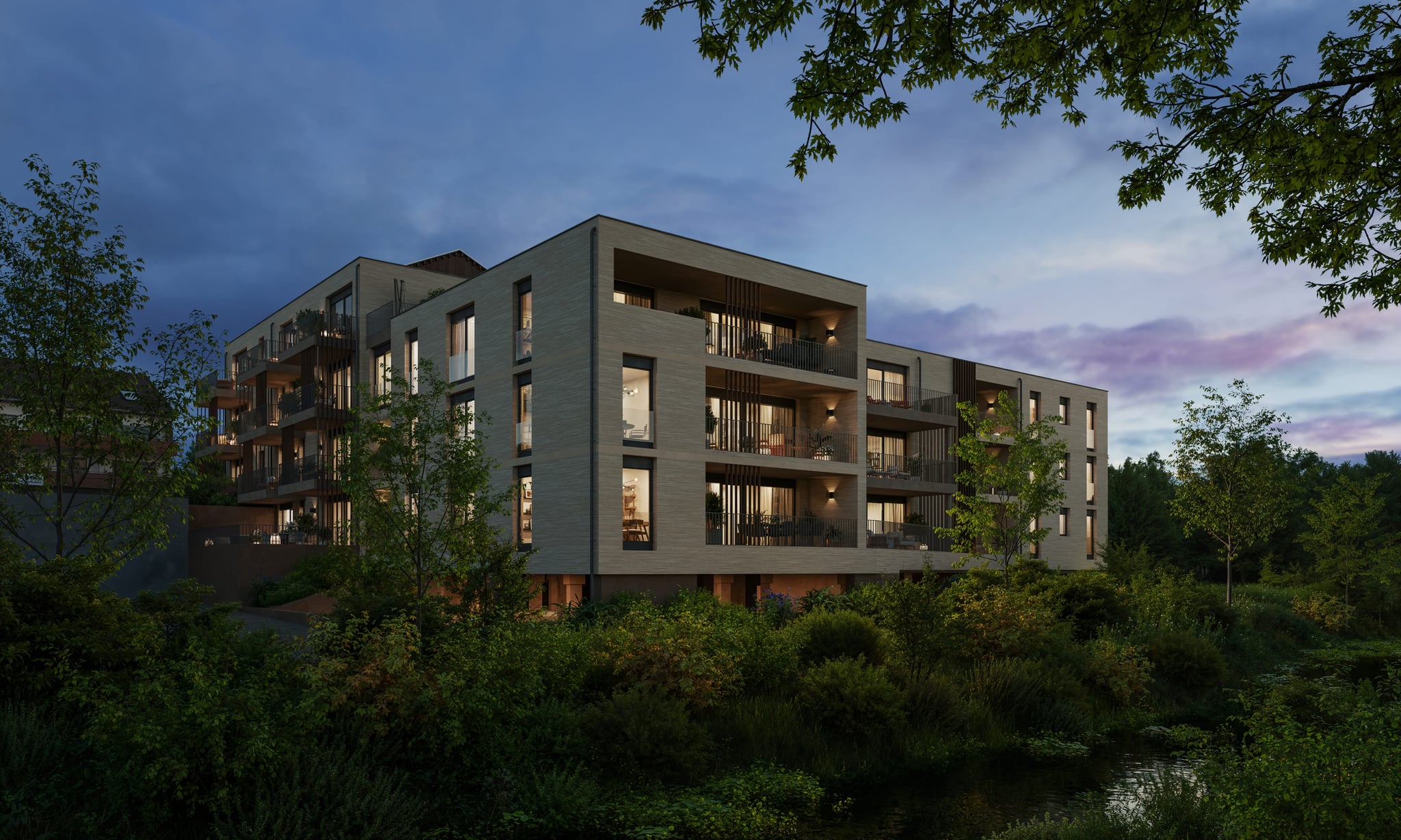Affaltracher Straße – Exterior visualization