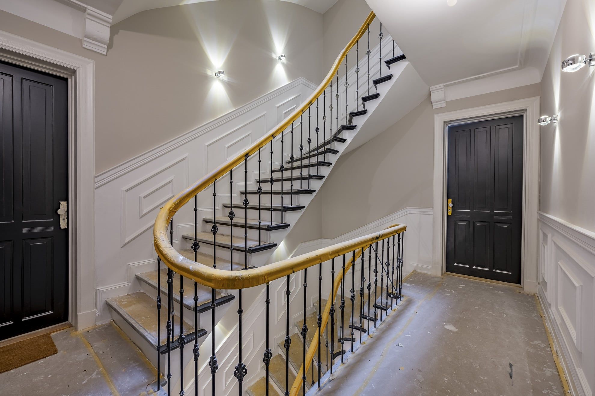 3D Architectural Interior Visualization of the hallway with staircase in Winterhude Hamburg Germany 3D Architectural Interior Visualization of the hallway with staircase in Winterhude Hamburg Germany