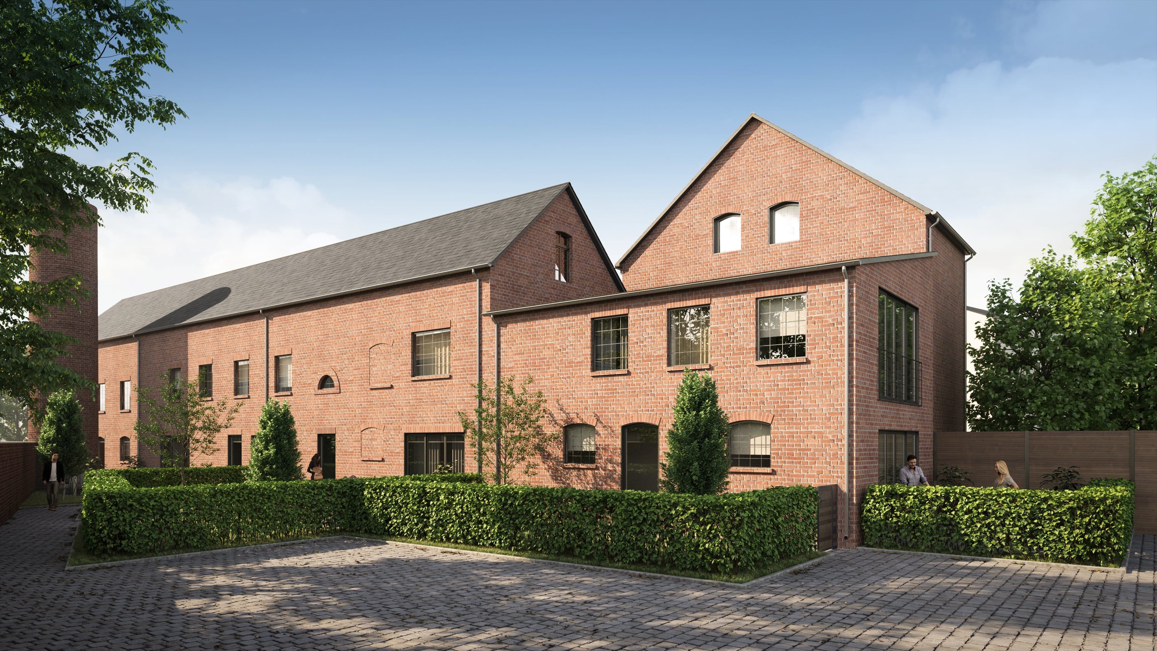3D Exterior visualization of historical property with a courtyard in Mönchengladbach, Germany 3D Exterior visualization of historical property with a courtyard in Mönchengladbach, Germany