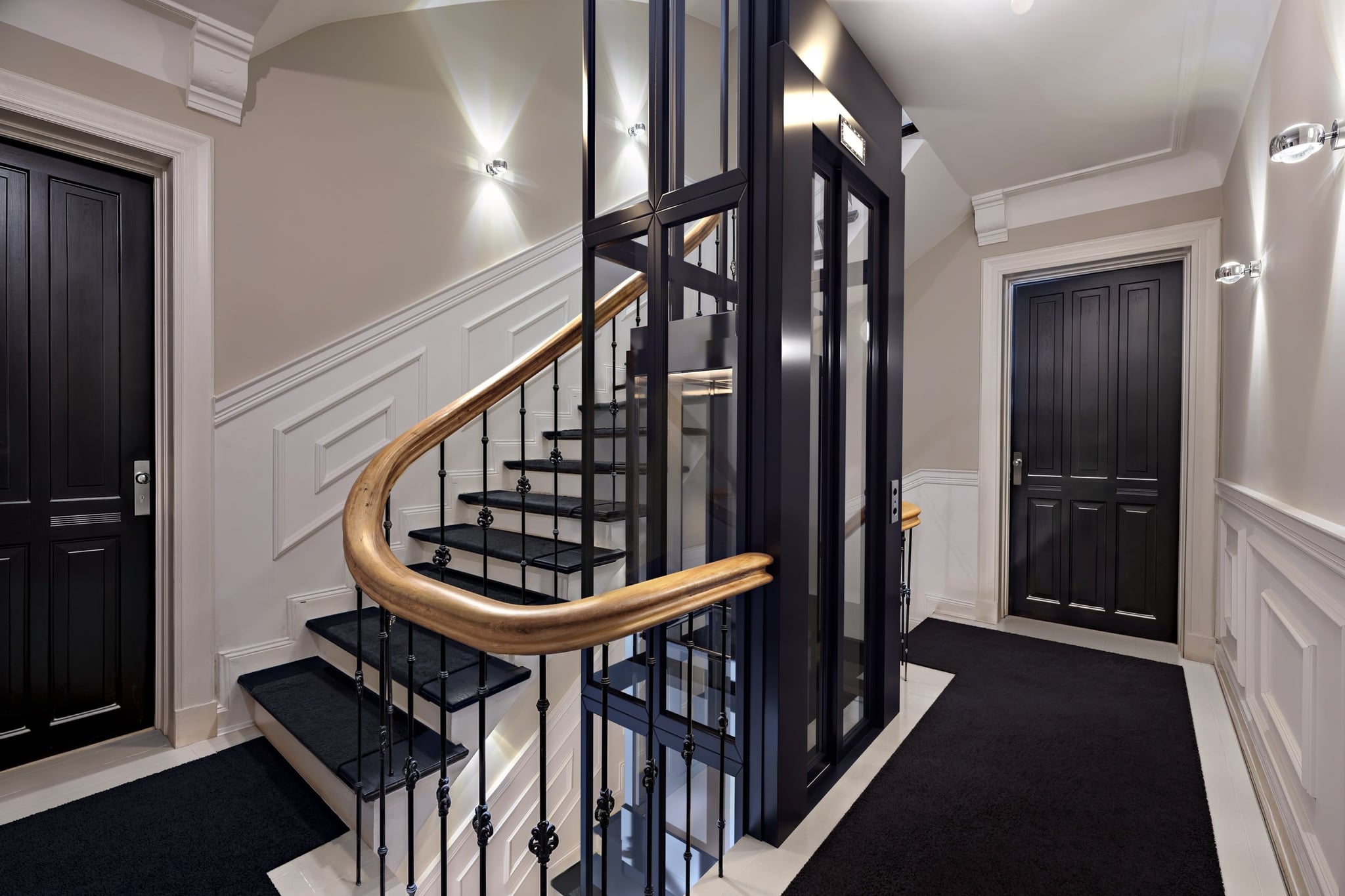 3D Interior Visualization of the hallway in historical building with staircase in Winterhude Hamburg Germany 3D Interior Visualization of the hallway in historical building with staircase in Winterhude Hamburg Germany