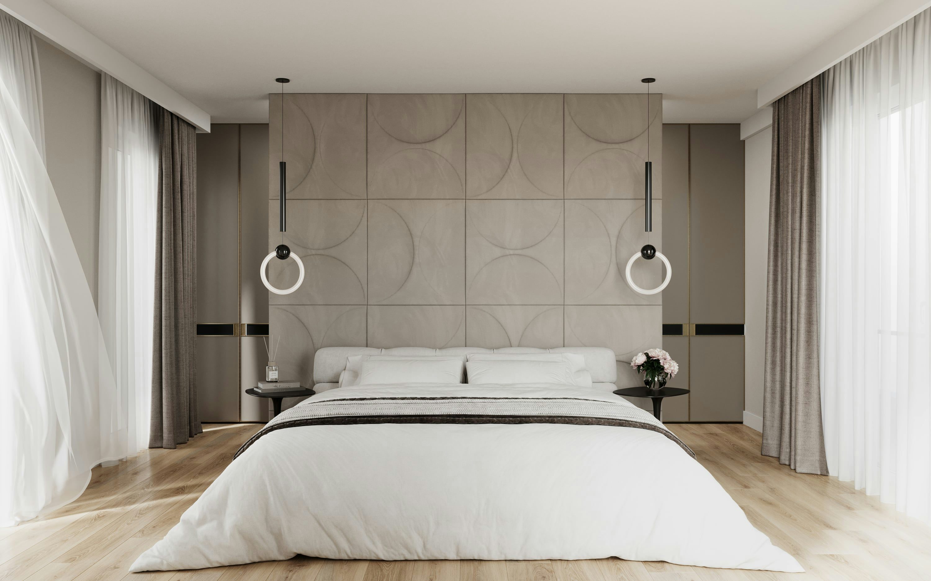 3D architectural Interior Visualization bedroom Hamburg Germany