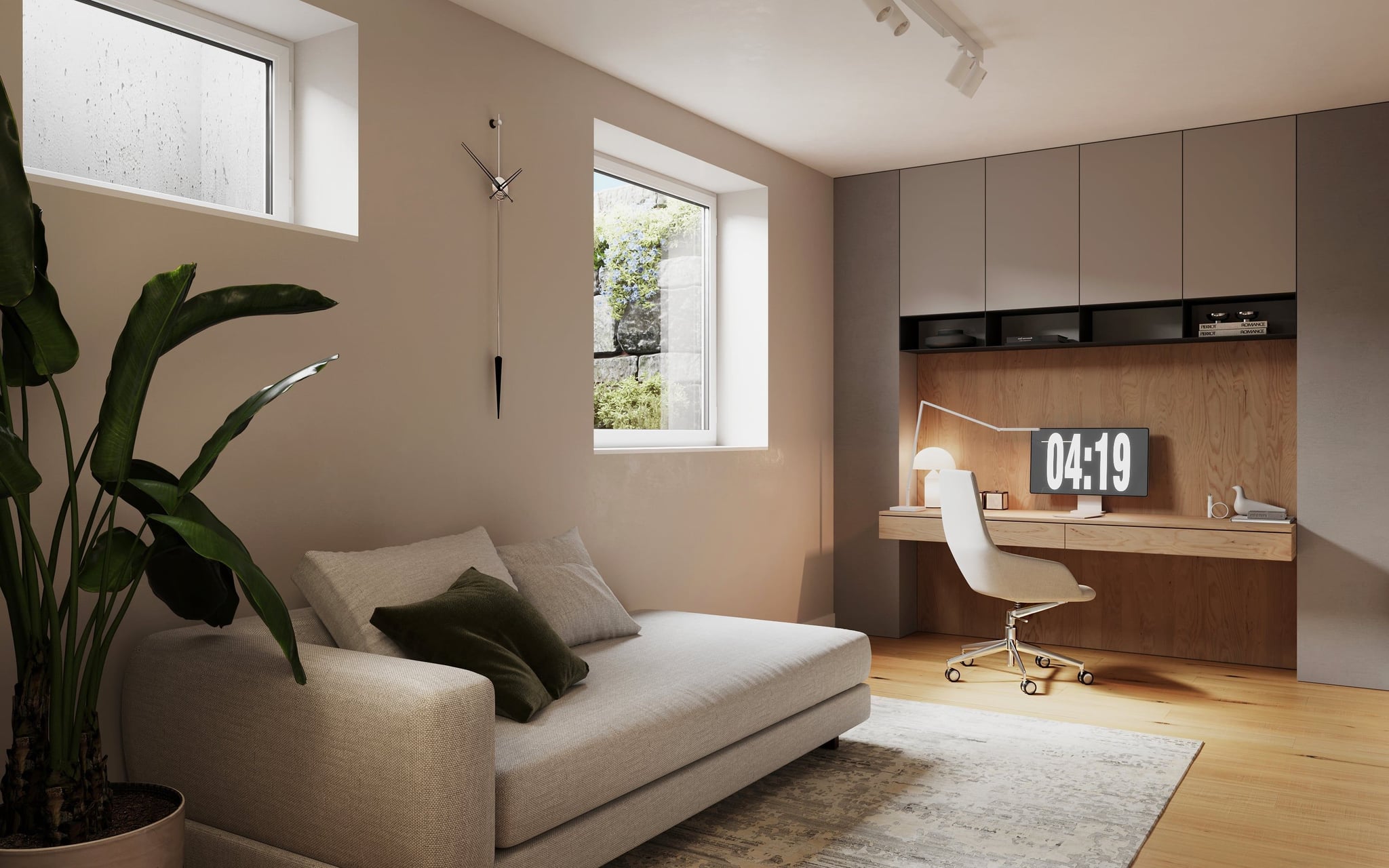 3D Architektur Innenraumvisualisierung von Homeoffice, Gästezimmer, Hamburg, Deutschland 3D Architektur Innenraumvisualisierung von Homeoffice, Gästezimmer, Hamburg, Deutschland